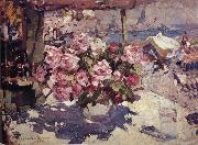 Konstantin Korovin Rose oil painting
